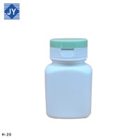 90cc 3oz pharmaceutical use bottle HDPE square plastic bottle, pill bottle